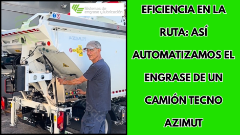 Instalación de lubricación centralizada en un carrozado Tecno Azimut